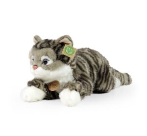 Rappa Plüsch tabby Katze grau 40 cm ECO-FRIENDLY