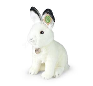 Rappa Plüsch-Schneehase sitzend 30 cm ECO-FRIENDLY