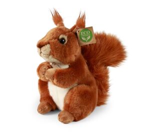 Rappa Plüsch-Eichhörnchen sitzend 23 cm  ECO-FRIENDLY