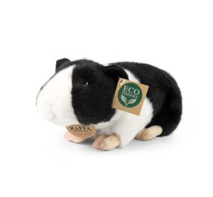 Rappa Plüschmeerschweinchen weiß-schwarz 22 cm ECO-FRIENDLY