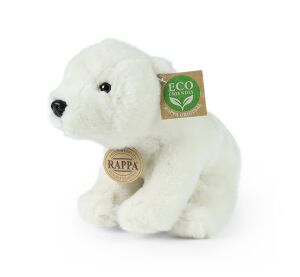 Rappa Plüsch-Eisbär sitzend 20 cm ECO-FRIENDLY