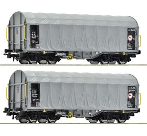 Roco 2-teiliges Set Güterwagen mit Plane, Shimmns ČD - 6600144
