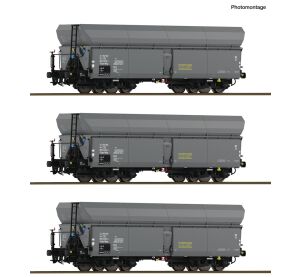 Roco Sada 3-tlg. Set Selbstentladewagen Fads/Wap, CSD - 6600325