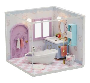 2Kids Toys Miniaturhaus Gemütliches Badezimmer