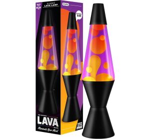 Schylling LAVA Lampe violett-gelb 36,8 cm