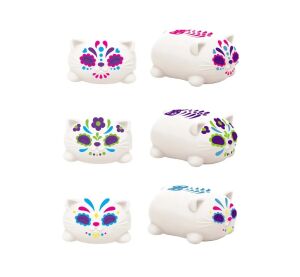 Schylling NeeDoh Leuchtende Drück-Sugar-Skull-Katze