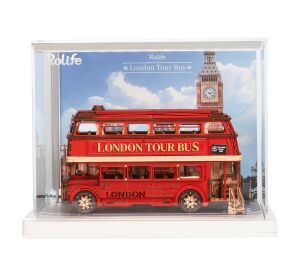 RoboTime Display mit den Londoner Doppeldecker