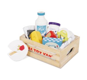 Le Toy Van Kiste mit Milchprodukten