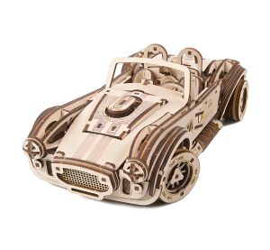 Ugears Mechanisches 3D-Holzpuzzle Drifting Cobra Racer
