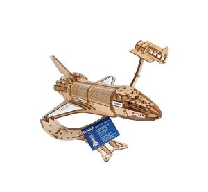 Ugears Mechanisches 3D-Holzpuzzle NASA Space Rocketoplane