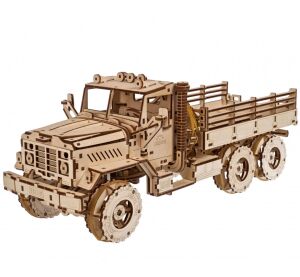 Ugears Mechanisches 3D-Holzpuzzle LKW CARGO