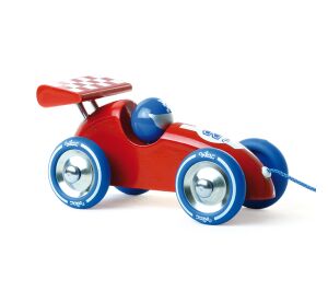 Vilac ZiehRennwagen rot mit rotem Flügel