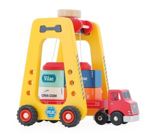 Vilac Magnetkran mit Containern und LKW