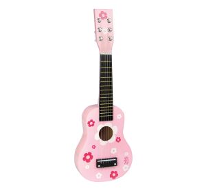 Vilac Gitarre rosa mit Blumen