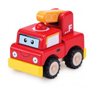 Wonderworld Mini-Feuerwehrauto aus Holz