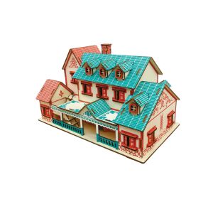 Woodcraft Hölzernes 3D puzzle Vila Narat