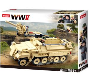 Sluban WWII M38-B0695 Deutscher Halbspur Traktor - Halbspur