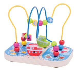 Bigjigs Baby Holzmotor Labyrinth Meer
