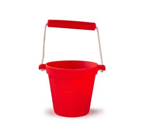 Bigjigs Toys Strand Eimer Rot
