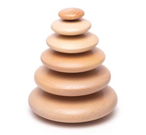 Bigjigs Baby-Kieselstein-Balancierspiel