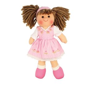 Bigjigs Toys Stoffpuppe Rose 28 cm