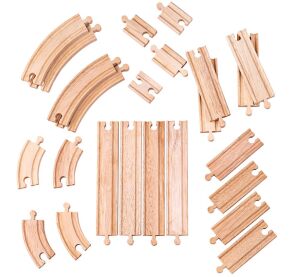 Bigjigs Rail Holzschienen-Set 24 Teile
