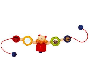 Holzspielzeug - Baby- Teddy Kinderwagenaufhänger
