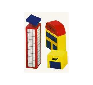 Bino Zubehör für die Flughafenbahn 3 Stück