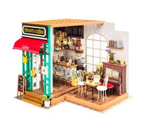RoboTime 3D-Puzzle Miniaturhaus Café