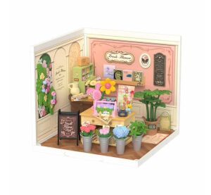 RoboTime 3D-Puzzle Miniaturhaus Florist Fresh Flower
