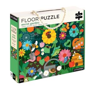 Petitcollage Mysteriöser Garten Bodenpuzzle