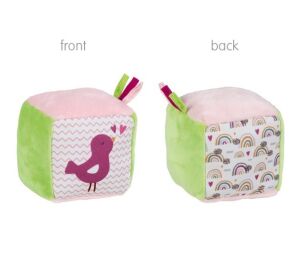 Goki Textiler Motorwürfel Vogel/Regenbogen