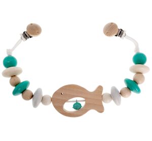 Hess Kinderwagenkette Türkis Fisch