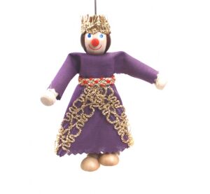 Gerlich Holzpuppe Königin Elisabeth