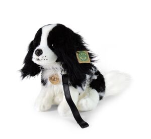 Rappa Plüschhund Kavalier mit Leine 27 cm ECO-FRIENDLY