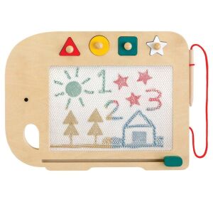 Petit Collage Magnetische Zeichentafel aus Holz