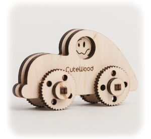 CuteWood 3D Puzzle Auto aus Holz