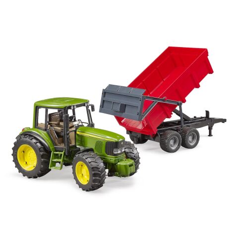 Bruder John Deere Traktor und Kipper