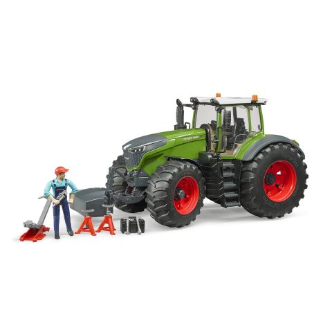 Bruder Fendt 1050 Vario Traktor mit Mechaniker und Werkstattwerkzeug 1:16