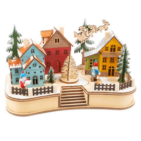 small foot Weihnachtslampendorf