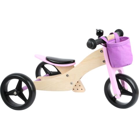 small foot Laufrad und dreirad Rosa 2 in1