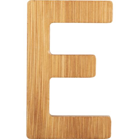 small foot Bamboo Buchstabe E