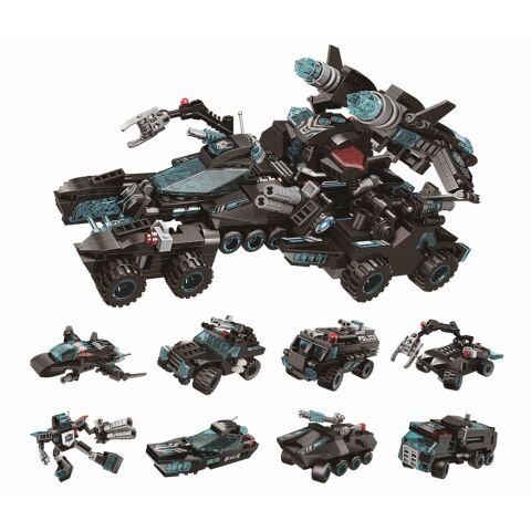 Qman Shadow Pulse Kampffahrzeug 1413 8in1 Set
