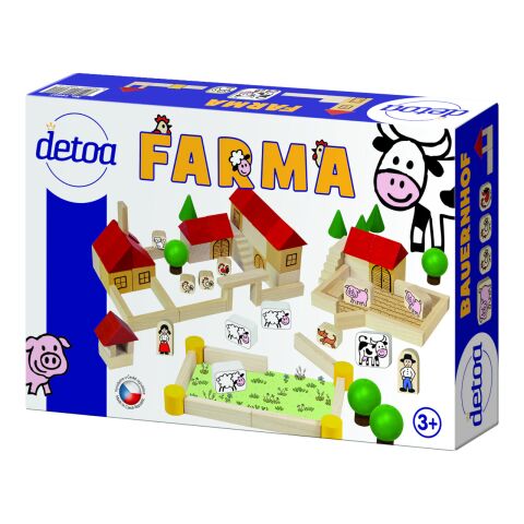 Detoa Holzbaukasten Bauernhof 100 Teile