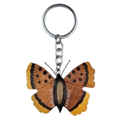 2Kids Toys Großer Schlüsselanhänger aus Holz Schmetterling