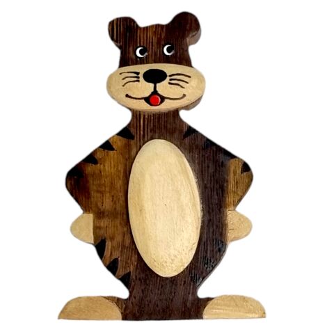 2Kids Toys Großer Holzmagnet Tiger
