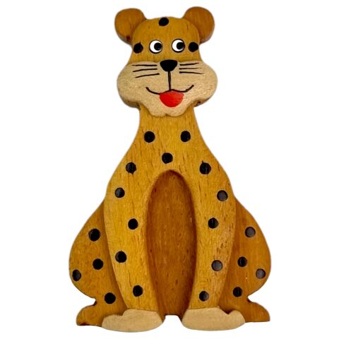 2Kids Toys Großer Holzmagnet Leopard