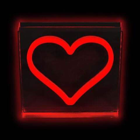 2Kids Toys LED NEON LIGHT Lampe Herz rot