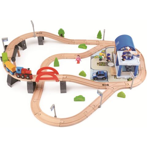 2Kids Toys Holzeisenbahn Stadt 90 Teile