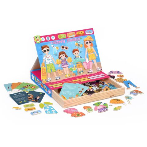 2Kids Toys Magnetisches Anziehpuzzle Familie